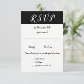 Weddenschappen Ontvangen of Partij 3 Keuzen RSVP (Staand voorkant)