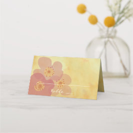 Weddenschappen-ontvangst gevouwen tentkaart Aziati Plaatskaartje