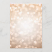 Weddenschappen Ontvangst koper Glitter Lights Informatiekaartje (Achterkant)