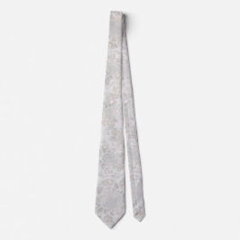 Weddenschappen Ontvangst met elegant White Silver  Stropdas