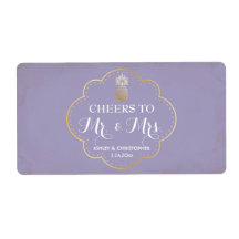 Weddenschappen Ontvangst Mini Champagne Label Pine