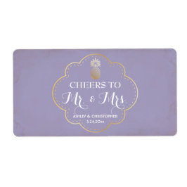 Weddenschappen Ontvangst Mini Champagne Label Pine