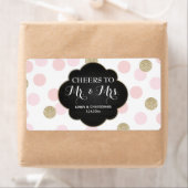 Weddenschappen Ontvangst mini champagne Label Polk (Insitu)