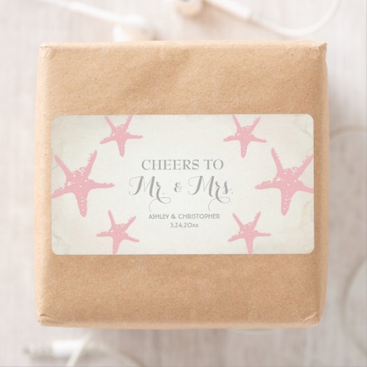 Weddenschappen Ontvangst Mini Champagne Label Star (Insitu)