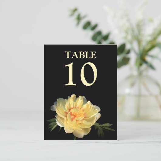 Weddenschappen Ontvangst Tafelnummers Kaarten Flor (Staand voorkant)