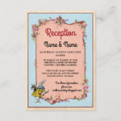 Weddenschappen Ontvangst Wonderland Bloedkonijn Informatiekaartje (Voorkant)