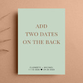 Weddenschappen-ontvangstpagina De datum opslaan Aankondiging