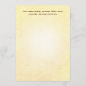 Weddenschappen op de Beach-kaart Programmakaart (Achterkant)