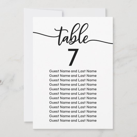 Weddenschappen op de peiling Modern Elegant Callig Kaart (Voorkant)