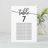 Weddenschappen op de peiling Modern Elegant Callig Kaart (Staand voorkant)