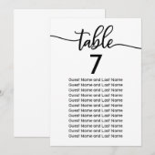 Weddenschappen op de peiling Modern Elegant Callig Kaart (Voorkant / Achterkant)