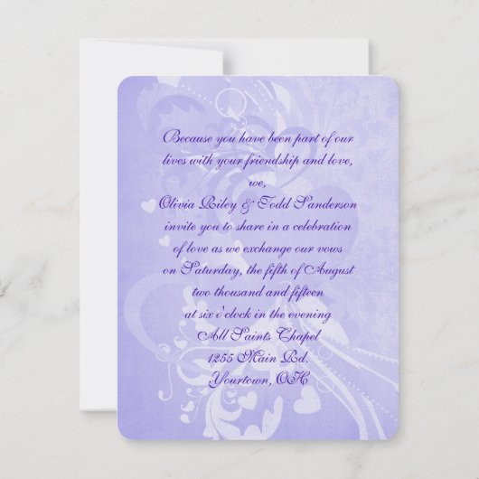 Weddenschappen op paars kaart (Achterkant)