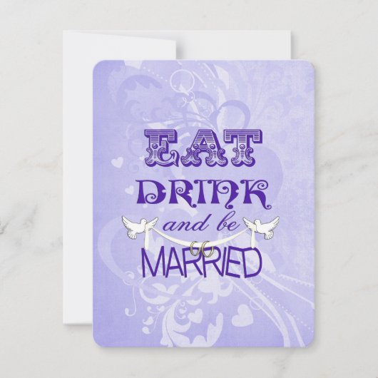 Weddenschappen op paars kaart (Voorkant)