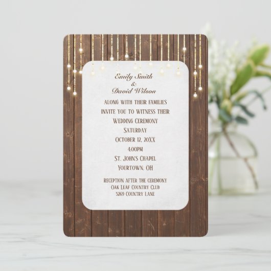 Weddenschappen op uitnodiging van Barn Wood (Staand voorkant)