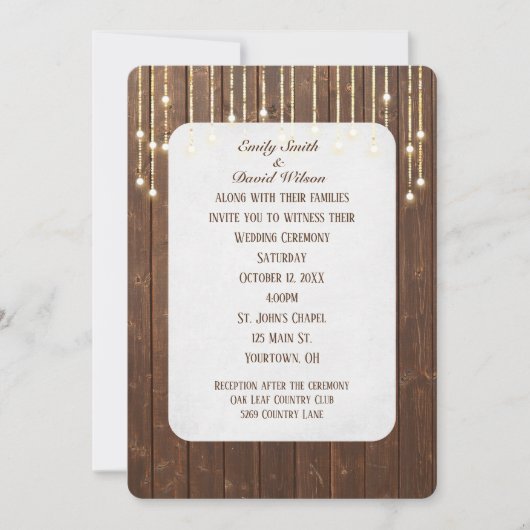 Weddenschappen op uitnodiging van Barn Wood (Voorkant)