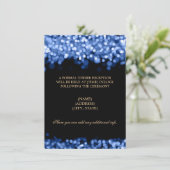 Weddenschappen Opvang blauwe lichten Kaart (Staand voorkant)