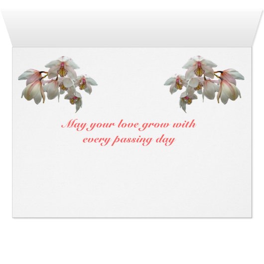 Weddenschappen - Orchideeën (Binenzijde Horizontaal (Onderkant))