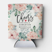 Weddenschappen over Waterverf-bloemen Blikjeskoeler (Voorkant)