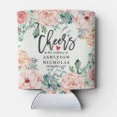 Weddenschappen over Waterverf-bloemen Blikjeskoeler (Achterkant)