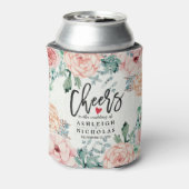 Weddenschappen over Waterverf-bloemen Blikjeskoeler (Blikje Achterkant)