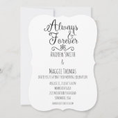 Weddenschappen Paars Silhouette Kaart (Achterkant)