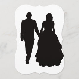 Weddenschappen Paars Silhouette Kaart