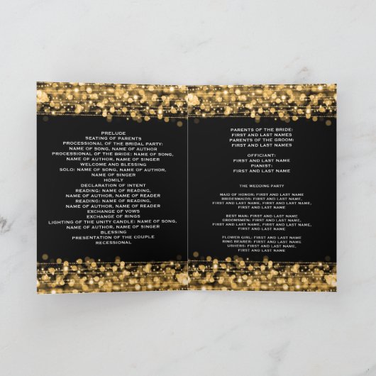 Weddenschappen Programma partij Sparkles Gold (Binnen)