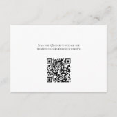 Weddenschappen QR code Wedding Website Informatiekaartje (Achterkant)