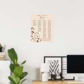 Weddenschappen-receptieschema - Standaardafmetinge Poster (Thuiskantoor)