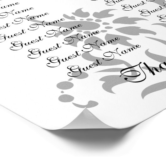 Weddenschappen-receptieschema - Standaardafmetinge Poster (Hoek)