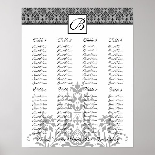 Weddenschappen-receptieschema - Standaardafmetinge Poster (Voorkant)