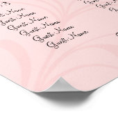 Weddenschappen-receptieschema - Standaardafmetinge Poster (Hoek)