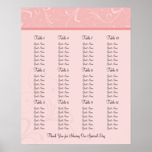 Weddenschappen-receptieschema - Standaardafmetinge Poster (Voorkant)