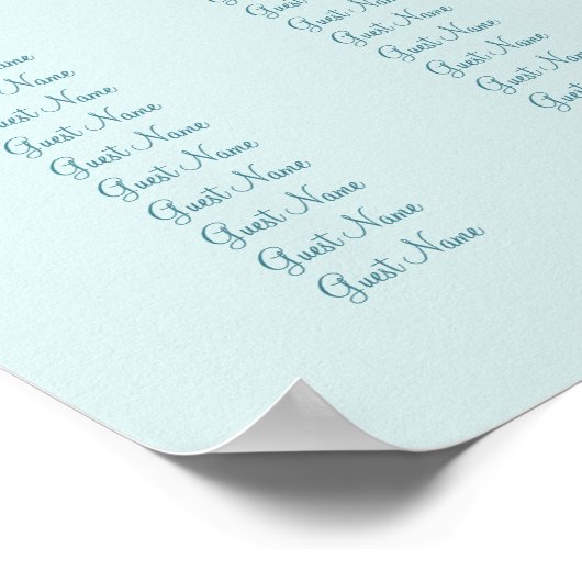 Weddenschappen-receptieschema - Standaardafmetinge Poster (Hoek)