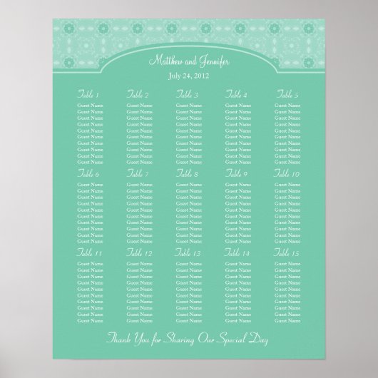 Weddenschappen-receptieschema - Standaardafmetinge Poster (Voorkant)