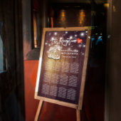 Weddenschappen-receptieschema's Paar Mason Jars Poster