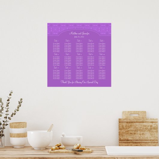 Weddenschappen-receptiescherm - Square Poster (Keuken)