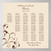 Weddenschappen-receptiescherm - Square Poster (Voorkant)