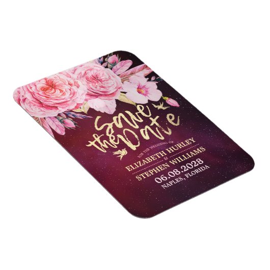 Weddenschappen redden de datum waarop Floral Feath Magneet (Rechterzijde)