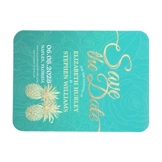 Weddenschappen redden de datum waarop gouden anana magneet (Horizontaal)