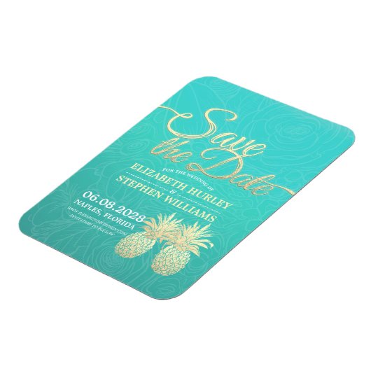 Weddenschappen redden de datum waarop gouden anana magneet (Linkerzijde)