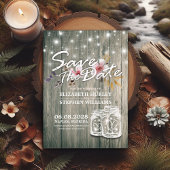 Weddenschappen redden de datum waarop Rustic Wood  Save The Date