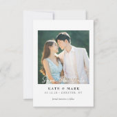 Weddenschappen redden de kaartuitnodiging voor een save the date (Voorkant)