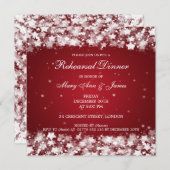 Weddenschappen Rehearsal Dinner Dazzling Stars Roo Kaart (Voorkant / Achterkant)