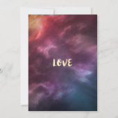 Weddenschappen Rehearsal Dinner Galaxy Star-conste Kaart (Achterkant)