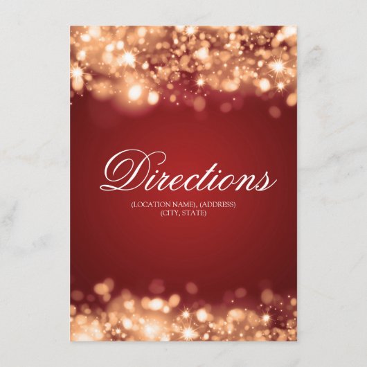 Weddenschappen Rijrichting Mousserend Licht Goud Informatiekaartje (Achterkant)