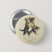 Weddenschappen Ronde Button 5,7 Cm (Voorkant /achterkant)