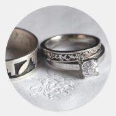 Weddenschappen Ronde Sticker (Voorkant)