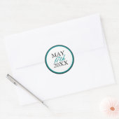 Weddenschappen Ronde Sticker (Envelop)