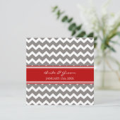 Weddenschappen Roodgrijze Chevron Kaart (Staand voorkant)